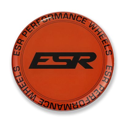 ESR Wheels CS-CR-RF VERSION 2 CAP RED WITH BLACK ESR