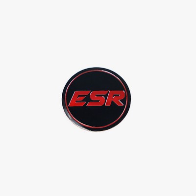 Red Esr Rims ESR Wheels SR VERSION 1 CAP BLACK WITH RED ESR