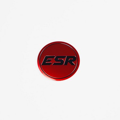 Red Esr Rims ESR Wheels SR VERSION 1 CAP RED WITH BLACK ESR