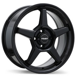 Fast Wheels Wheels Flair Gloss Black 17x7 4X100 et42 cb60.1